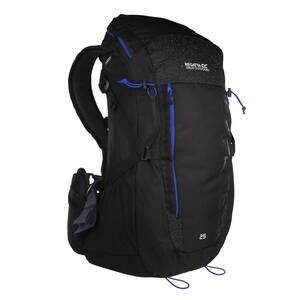 NEW REGATTA unisex blackfell iii 25l rucksack in black / surf spray